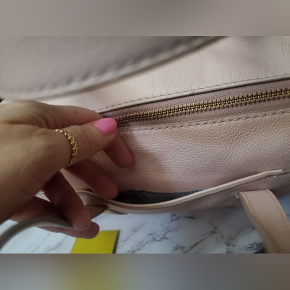 Fossil Sydney Satchel Pink Leather - Picture 4 of 12